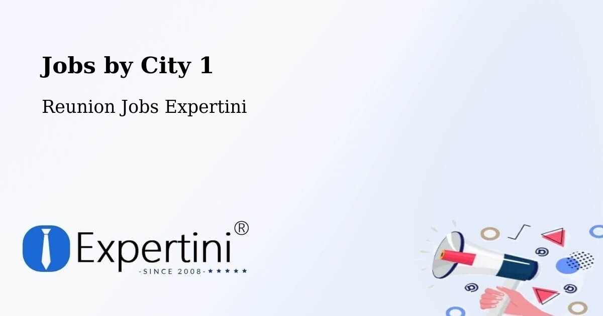 City Jobs in Reunion - Expertini